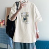 liming李宁短袖x迪士尼联名米奇T恤夏季情侣宽松半袖AHSS255