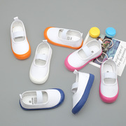 儿童帆布鞋幼儿园室内鞋，小白鞋春夏男童，女童防滑软底舞蹈体操布鞋