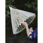 泸州古典油纸伞防雨古代雨伞，古装伞白色，樱花舞蹈道具伞