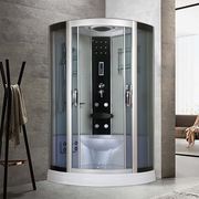 豪华扇形沐浴房整体淋浴房家用独立钢化玻璃家用洗浴室一体式