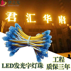 led穿孔9mm12v5v防水围点阵灯珠