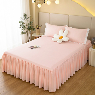 公主风格床罩床裙式，单件花边韩式1.5m1.8x2.0米2.2床套固定保护套