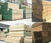 防腐木板材地板樟子松龙骨木条护墙板户外庭院露台原木木方桑拿板
