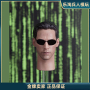 黑客帝国16骇客帝国尼奥基努里维斯头雕送眼镜兵人散件