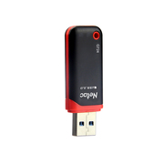 朗科(Netac) u盘G724 32GB USB 2.0 ABS 直插设计/红黑色