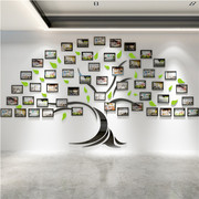 亚克力3d立体墙贴纸励志企业，员工风采文化墙，相框照片墙办公室装饰