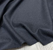 意大利进口黑灰色加厚斜纹精纺全羊毛面料设计师秋冬西装风衣布料