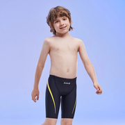 zoke洲克男童泳裤专业儿童，速干男孩中大童，训练青少年五分游泳裤
