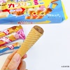 日本固力果glico冰淇淋雪糕筒蛋糕饼干零食(草莓牛奶巧克力味）
