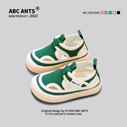 @ABC ANGF~国潮空空系列~儿童帆布鞋2024春秋款包头凉鞋男女童鞋