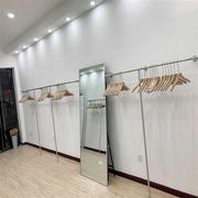 服装店展示架上墙挂衣架女装店货架悬挂式落地式靠墙架壁挂架