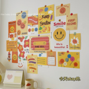 墙面装饰贴画房间卧室儿童床头，墙壁布置贴纸，背景墙创意小卡片海报