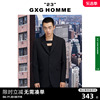 GXG男装 男士黑色斯文休闲单西装外套 2022年春季23系列