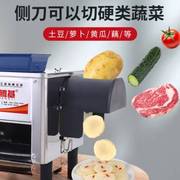 腾基切肉机商用电动切肉片肉丝家用小型切片机全自动多功能切菜机
