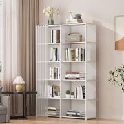书架置物架落地简易多层置物柜卧室防尘储物柜，窄缝转角靠墙小书柜