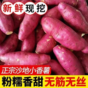 现挖临安天目小香薯红薯新鲜黄(新鲜黄)心，果蔬地瓜海南番薯山芋特产500克