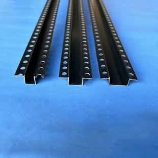 PVC黑色几字条U型条石膏板吊顶工艺槽单边料凹槽收边条分隔条
