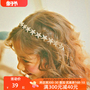 韩国儿童头饰发箍女童水钻，绑发带蝴蝶结，头箍公主发卡生日发饰
