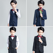 儿童西装套装男童花童礼服，男孩表演钢琴演出服，韩版英伦小西服帅气