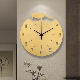 纯铜挂钟时尚大气家用客厅艺术，时钟现代简约个性，创意挂墙全铜钟表