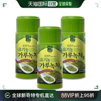 韩国直邮nokchawon绿茶园，有机农绿茶粉6瓶各种点心，零食材料敷面膜
