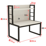 定制学生床上电脑学习桌台式机宿舍，上下铺懒人置物架寝室小书桌木