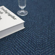 地毯轻奢高级客厅编织毯蓝色简约风沙发地垫人字纹防滑茶几毯家用