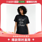 香港直邮潮奢 ASOS 女士can't be fucked chrome 设计宽松款印花T