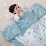 纱布空调毯宝宝豆豆毯儿童加厚可水洗婴儿盖毯抱毯珊瑚绒幼儿毛毯