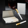 16只装铝烟盒男士创意对开便携超薄香菸盒个性抗压防潮刻字刻照片