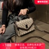 香港品牌真皮女包2023秋季女士，休闲斜跨包手提单肩小方，包小包(包小包)