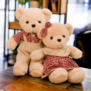 泰迪熊抱抱熊熊猫小熊公仔布娃娃毛绒玩具儿童玩偶女孩情人节礼物