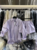 MIDO家 2024春夏韩版慵懒风宽松长袖纯色防晒衬衫+短裙两件套装