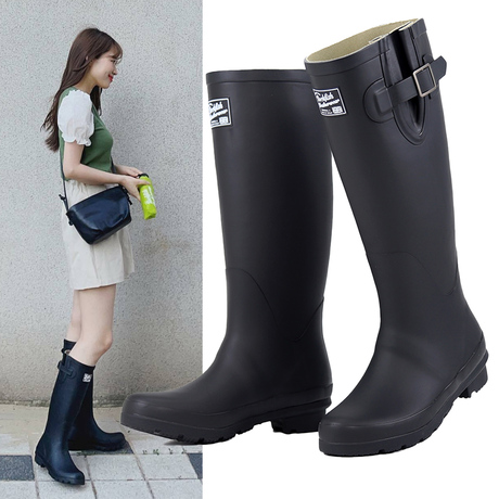 高筒时尚橡胶雨靴