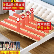 实木1床.5米现代简约1.8米双人，床架主卧经济型，欧式木床单人床