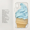 简约海盐冰激凌适用于iphone1512promax苹果1413小米11华为mate60pro美食opporeno10魅族17透明手机壳软xs