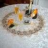 欧式大圆桌布布艺家用桌布圆桌垫圆形茶L几盖布桌椅套装蕾丝餐