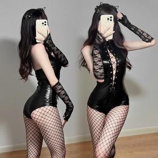 欧美酒吧dj女歌手gogo演出舞台装DS表演服性感诱惑猫女郎表演服