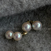 珍珠耳钉女纯银耳环2024轻奢高级感复古气质独特银针耳饰