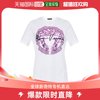 香港直发versace范思哲女士白色，印花图案圆领t恤长袖a85759a2