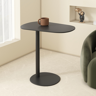 极简茶几侘寂风沙发边几小户型边桌咖啡桌移动现代简约铁艺小桌子