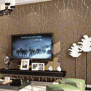 简约现代3D条纹鹿皮绒客厅电视背景墙纸 卧室沙发背景无纺布壁纸