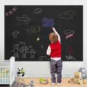 黑板家用小黑板贴墙儿童涂鸦白板贴纸自粘教学不伤可移除墙面擦写