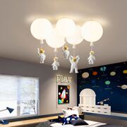现代简约儿童房卧室灯气球宇航员男女孩房间灯吸顶吊灯创意灯