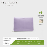 TED BAKER2024春夏女士淡紫色仿鳄鱼皮电脑包267538