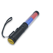 多功能交通指挥棒带蜂鸣器LED警示棒疏散荧光棒发光棒30cm红