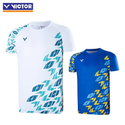 威克多VICTOR胜利羽毛球服装男女款比赛系列针织T恤 T-30020