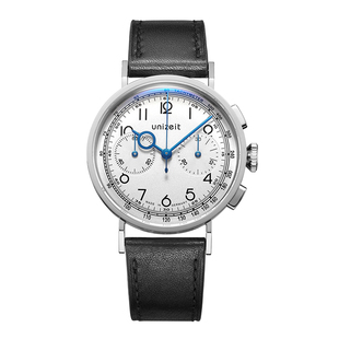 unizeit优立时BC001德国手表蓝针计时手动机械表st19机芯创意潮表