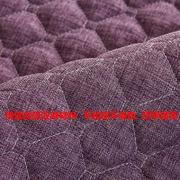 亚麻蕾丝沙发紫色沙发套全包套棉麻沙发罩布艺四季通用防滑贵妃