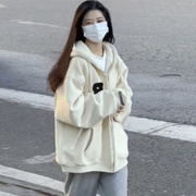 卫衣外套女生初中生高中春秋季学生2024chic早春薄棒球服